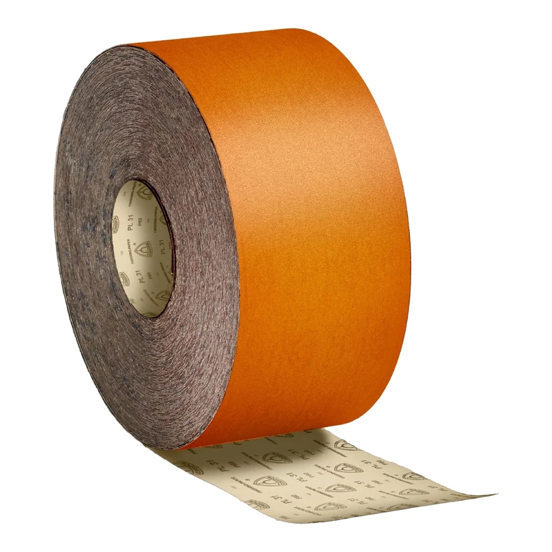 Klingspor PL31B-3227 Sanding Paper Roll 115 mm Grain 180/50 m E 447 146