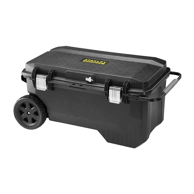 STANLEY FATMAX Pro Rolling Toolbox Chest, Heavy Duty Metal Latch, Portable Tote Tray for Tools and Small Parts, 1-94-850
