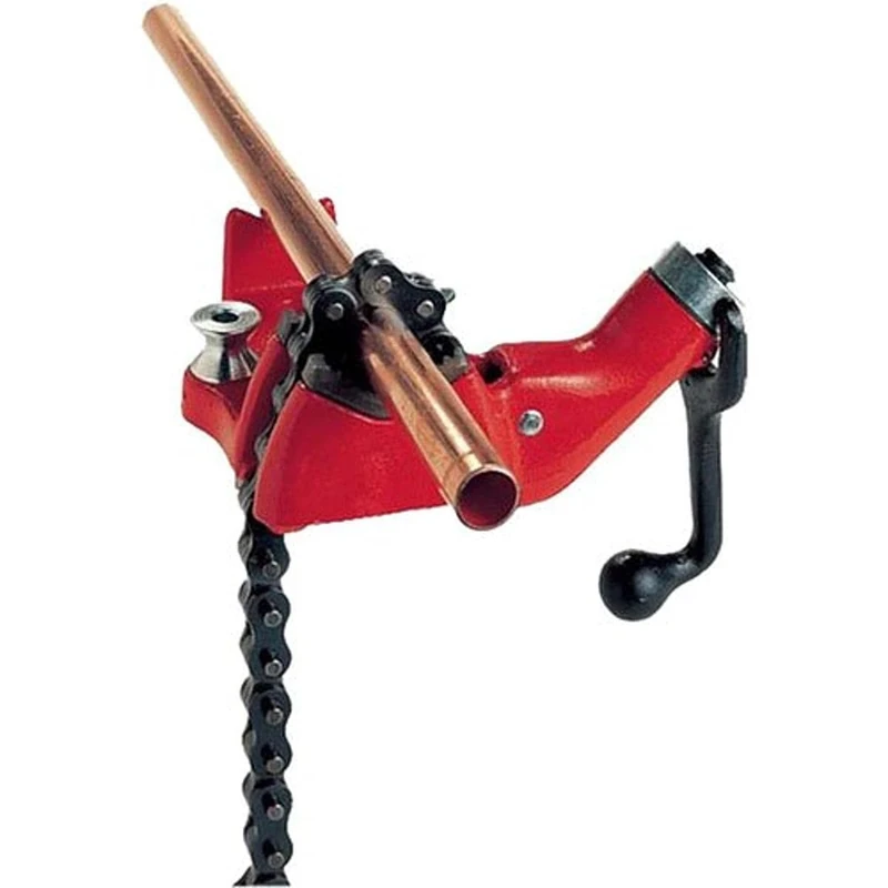 RIDGID 40210 Model BC610 Top Screw Bench Chain Vice, 1/4-inch to 6-inch Bench Vice,Red
