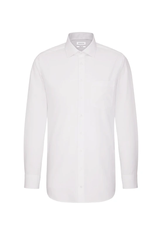 Seidensticker men's business shirt - regular fit - non-iron - Kent collar - long sleeve - 100% cotton