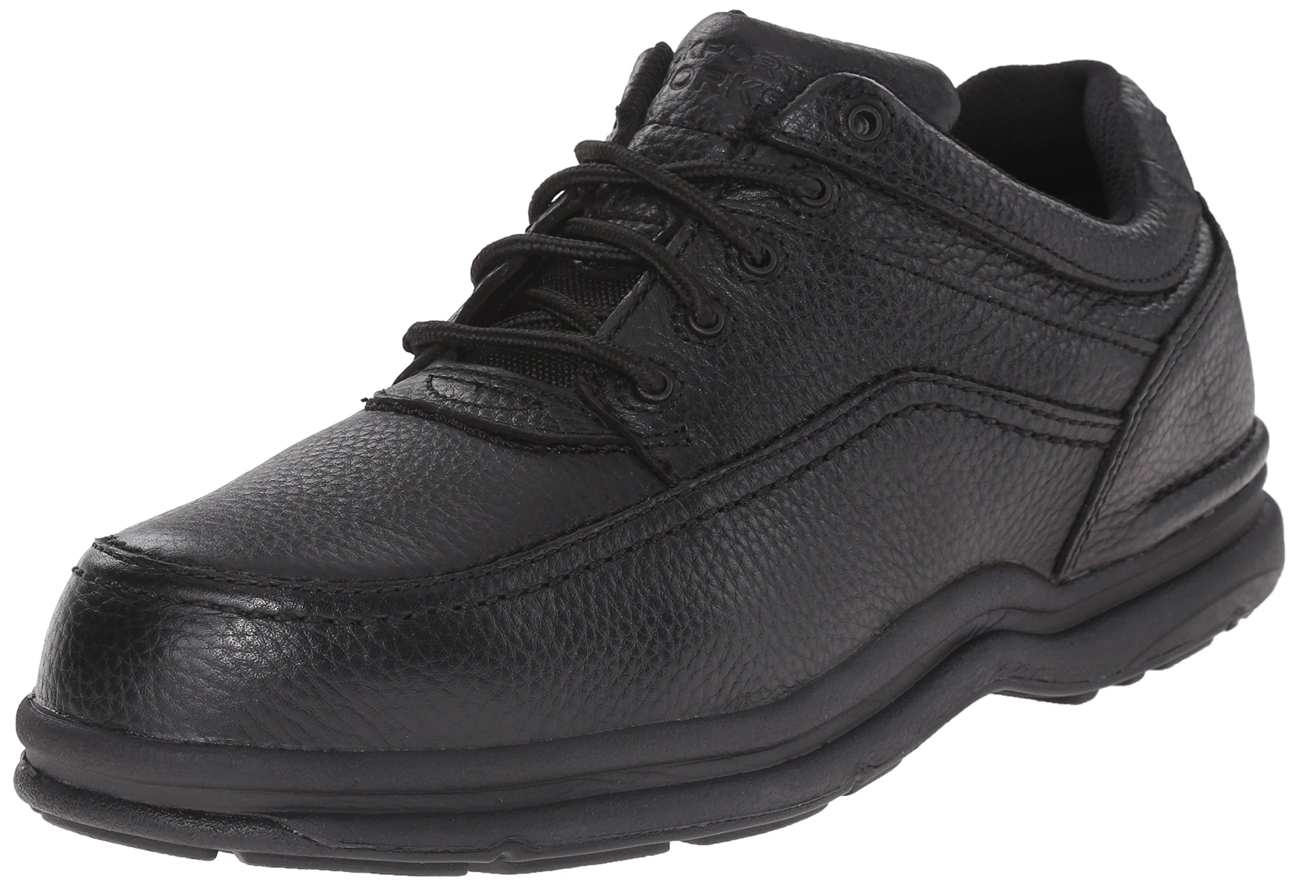 Rockport Men's World Tour Five Eye Tie Casual Moc Toe Oxford, Black, 12 X-Wide