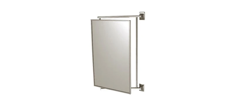 C.R. Laurence CRL Chrome 14" x 22" Pivot-N-View Mirror