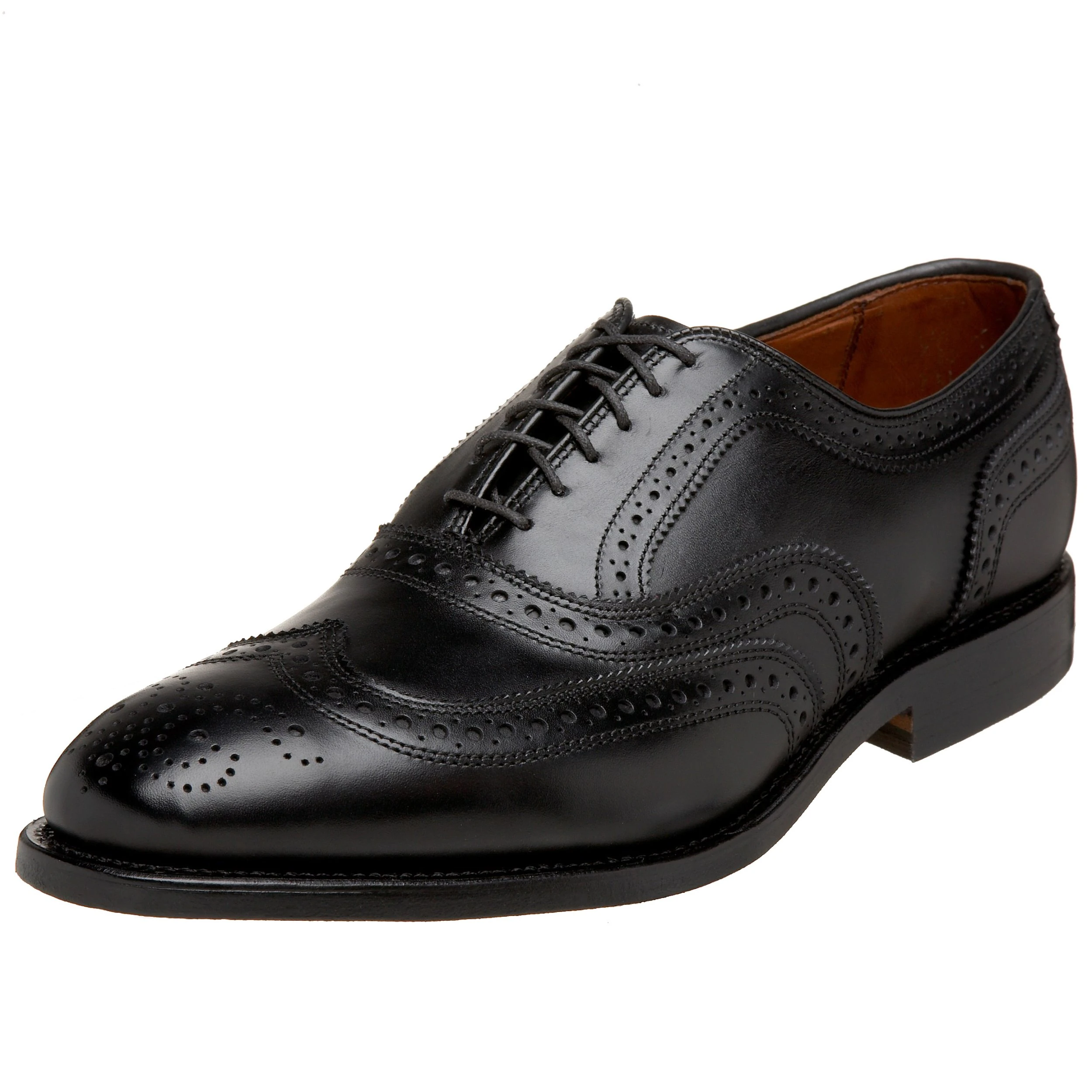 Allen Edmonds Mens Wingtip, Black, 10.5 UK