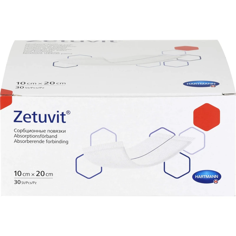 Zetuvit Non-Sterile Absorbent Dressings 10 x 20 cm Pack of 30