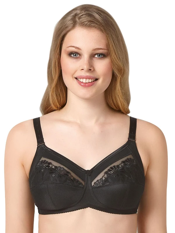 Anita Women's Full Figure Non-Wired Comfort Bra 5449 Black 44 D