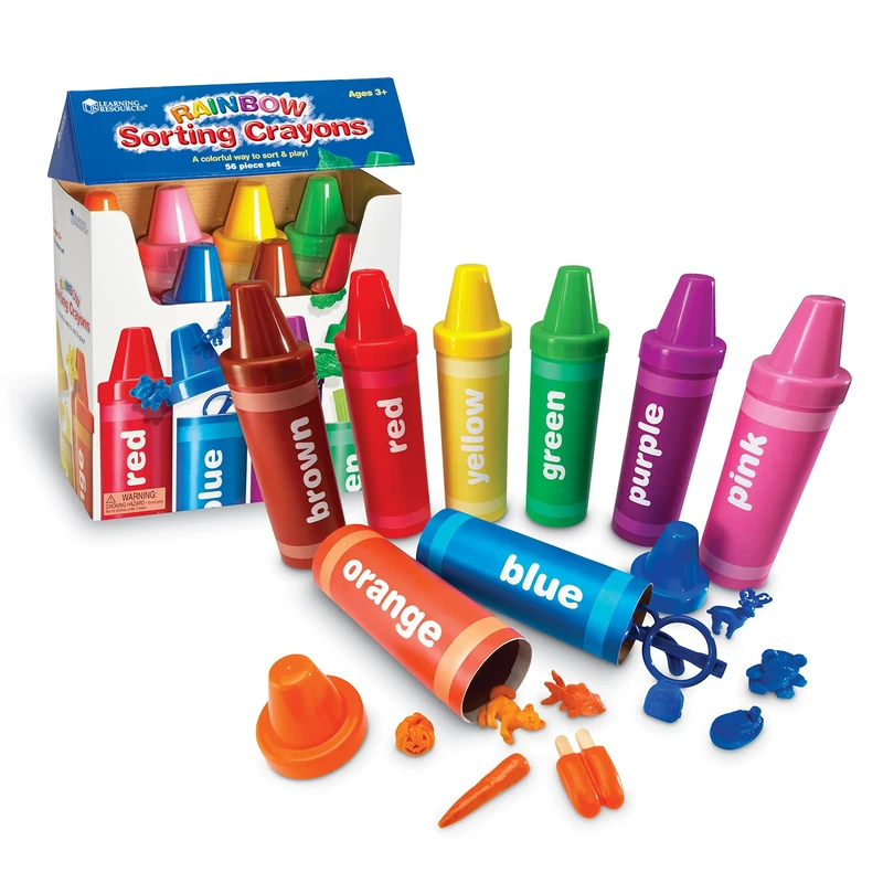 Learning Resources Rainbow Sorting Crayons
