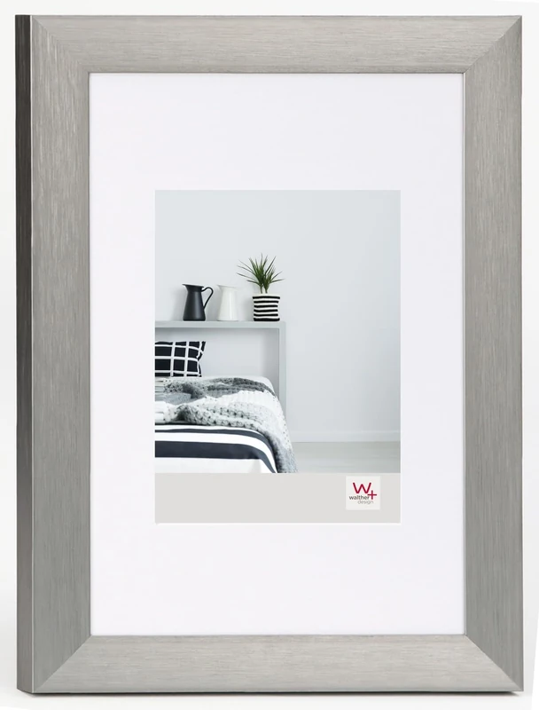 walther design Picture Frame Steel 40 x 50 cm Aluminium Aluline AL050D