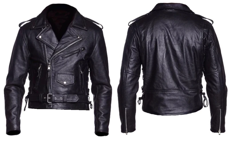 Protectwear Motorcycle - Leather jacket - Chopper jacket schwarz LJ-CO Size 5XL - Image 1
