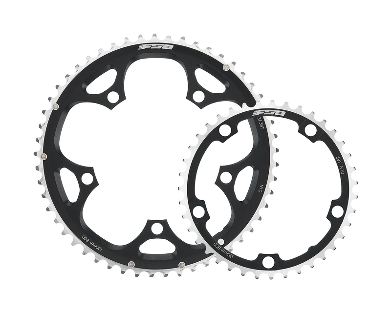 FSA Pro Road N10 130BCD Chainring - Black, 130 x 48t