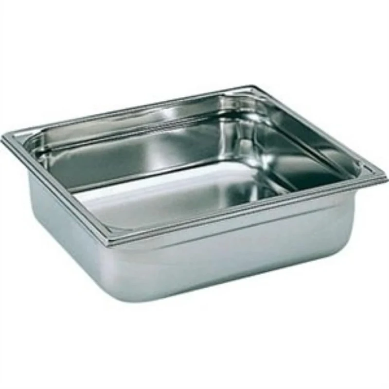 Bourgeat K058 Gastronorm Pan, 1/2, Stainless Steel, 9 L, 325 mm Length x 265 mm Width x 150 mm Deep