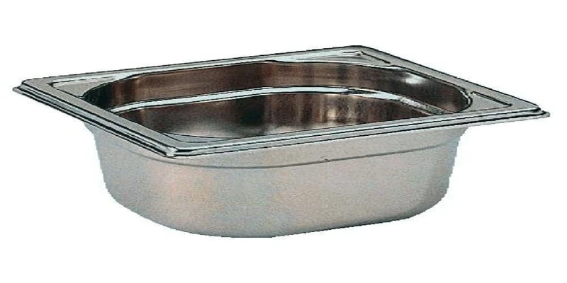 Bourgeat K073 Gastronorm Pan, 1/6, Stainless Steel, 3 L, 176 mm Length x 162 mm Width x 200 mm Deep