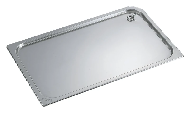 Bourgeat K098 Gastronorm Lid, 1/1, Spill Proof, Stainless Steel, 530 mm Length x 325 mm Width