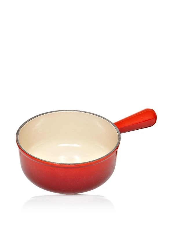 Le Creuset Enamelled Cast Iron Fondue Saucepan 18cm,1.4 litres, Cerise, 20007180602460