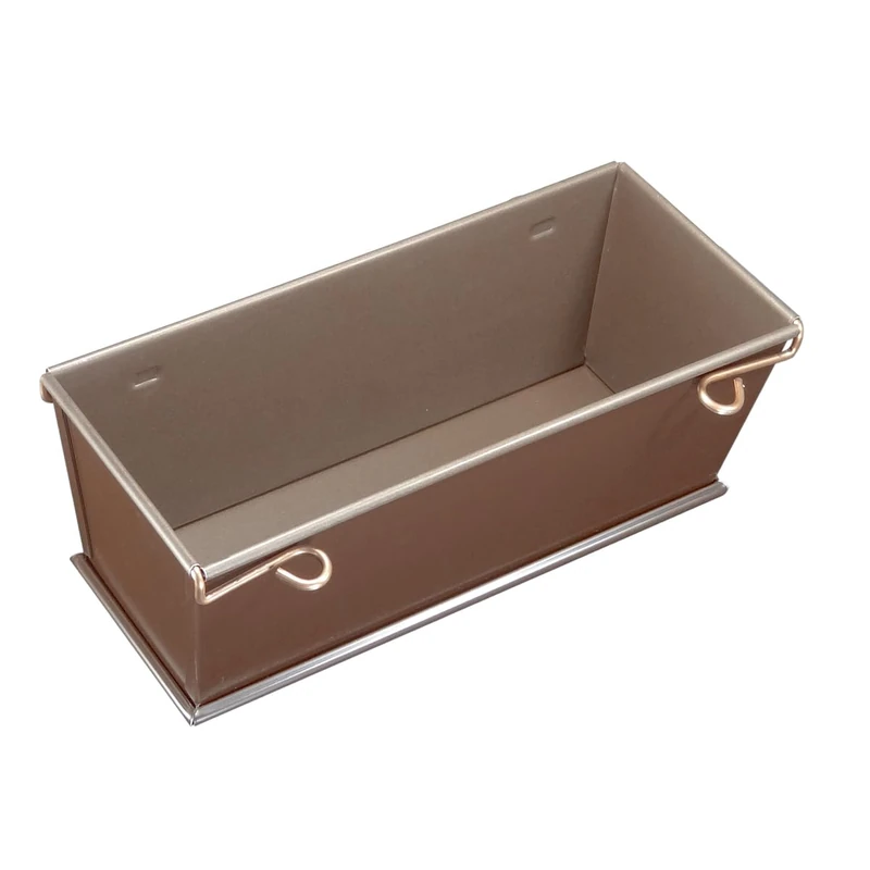 Paderno World Cuisine 11.875 by 4 Inch Non-Stick Pate Mold with Removable Bottom