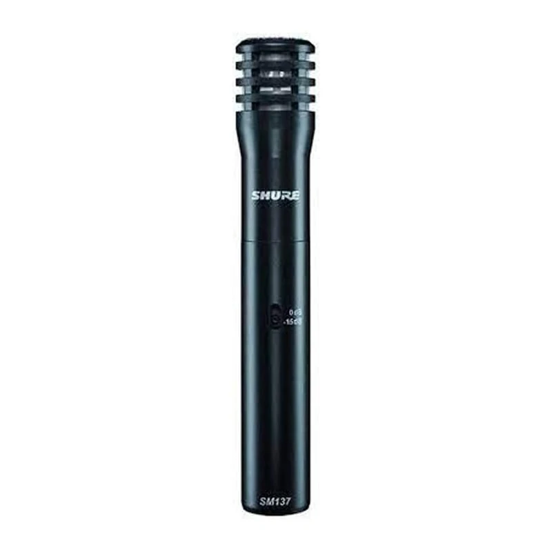 Shure SM137-LC Cardioid Condenser Microphone, includes Zipper Pouch and Microphone Clip