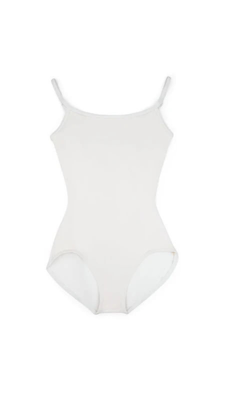 Capezio Women's Camisole Leotard With Adjustable Straps,White,X-Large