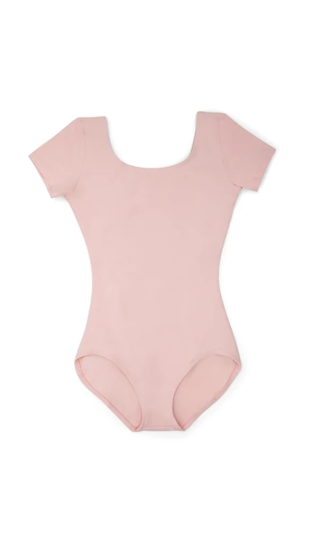 Capezio Women's Classic Short Sleeve Leotard,Pink,Medium
