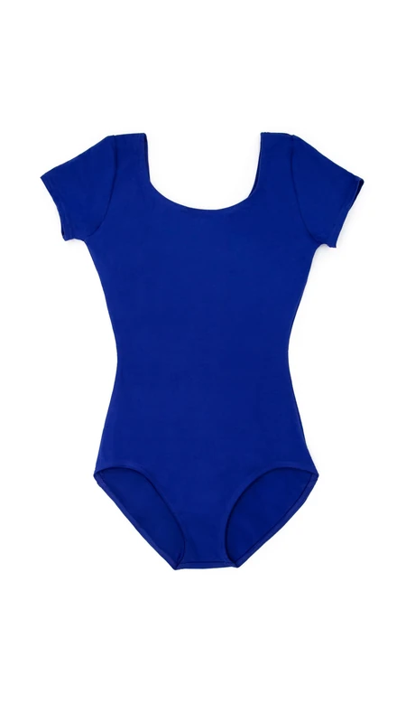 Capezio Women's Classic Short Sleeve Leotard,Royal,Small