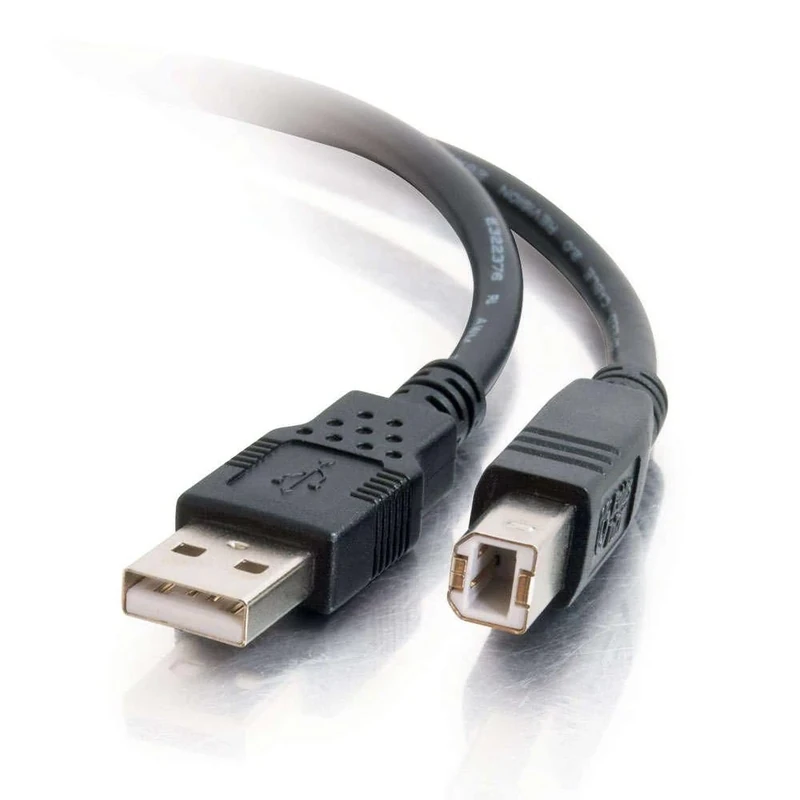 C2G 81566 2m USB 2.0 A/B Cable - Black