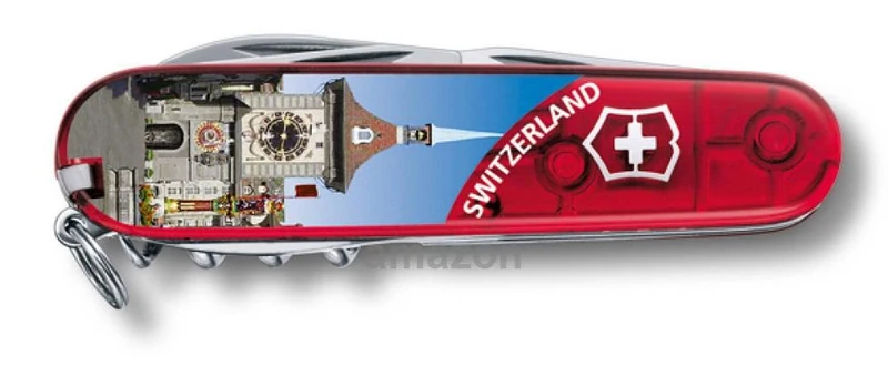 Victorinox. Offm. Climber, rot transp. BERN