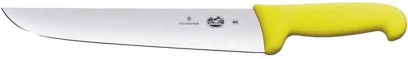 Victorinox Slaughter/Butcher's Knife Fibrox 28cm in Yellow, Stainless Steel, 30 x 5 x 5 cm