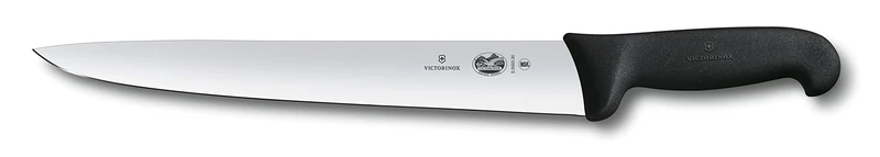 Victorinox Cutlet/Steak Knife Fibrox 30cm in Black, Stainless Steel, 30 x 5 x 5 cm