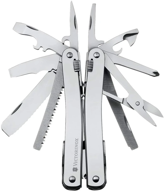 Victorinox, Swiss Tool, Swiss Army Pocket Knife, Large, Multi Tool, 26 Functions, Needle-nose pliers, Wire crimper, Lockable Blade