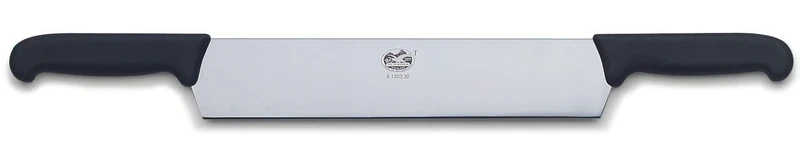 Victorinox Cheese Knife with 2 Nylon-Handles, Stainless Steel, Black, 30 x 5 x 5 cm