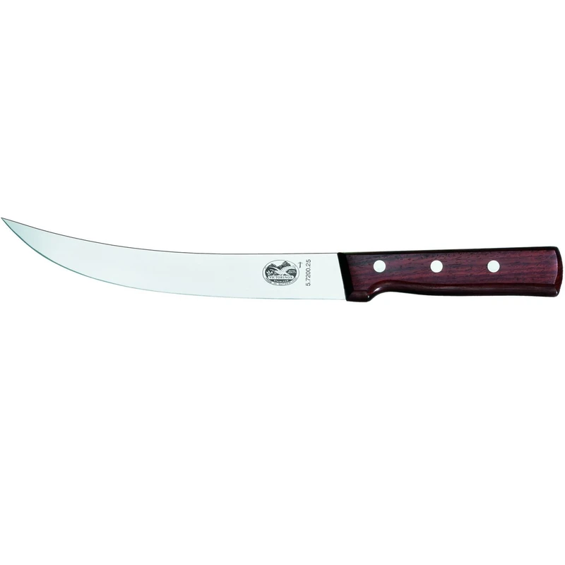 Victorinox Slaughter Knife Rosewood 25cm, Stainless Steel, Brown, 30 x 5 x 5 cm