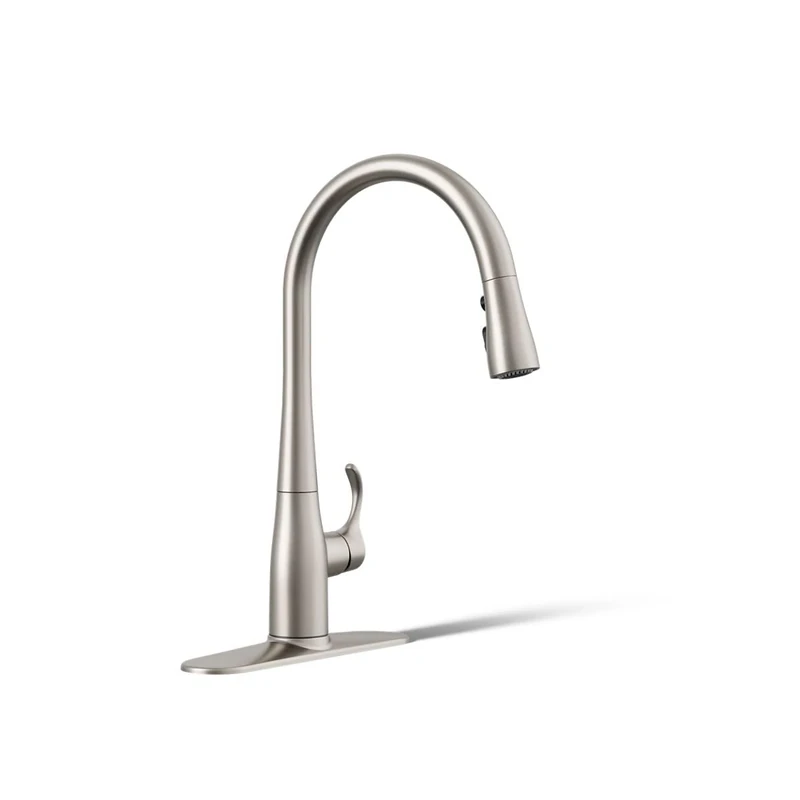 Kohler K-596-VS Faucet Spouts and Kits, Vibrant Stainless, 0.375