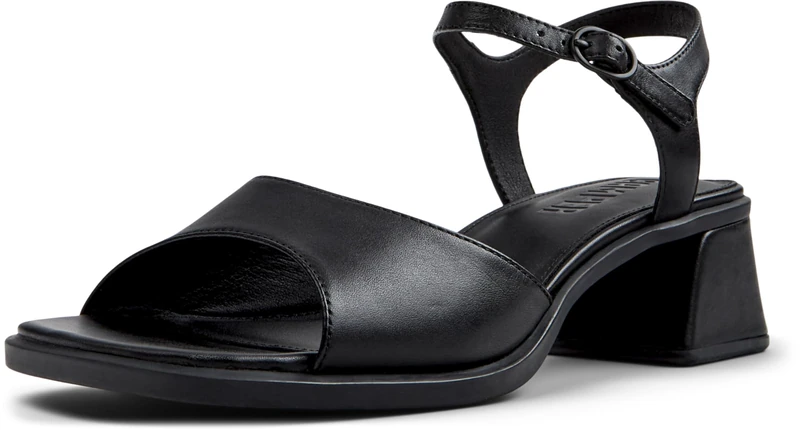 Camper, Kora Sandal, Women Sandal, Black, 3, 3 UK
