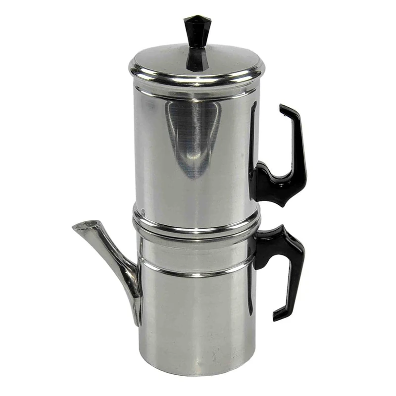 ILSA Aluminium Napoletan Coffee Pot TZ.6, Aluminium, Multicoloured, 6 Cups