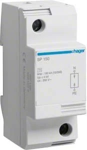 Hager SP150 – Limiter Surge tipo-i 1 Neutral - Image 1
