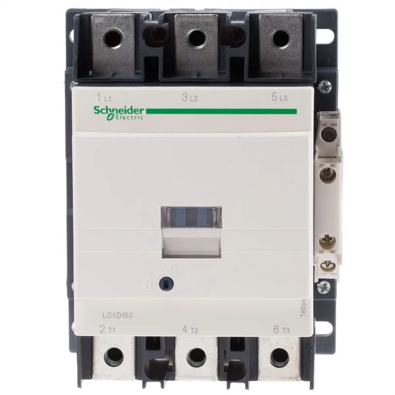 Schneider Electric, TeSys D, LC1D150P7, Contactor - 3P(3 NO) - AC-3-440 V 150 A - 230 V AC 50/60 Hz coil