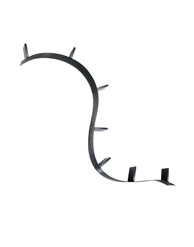 Kartell Book Worm MT.3.2 309, Plastic, Black, 320x20x19cm