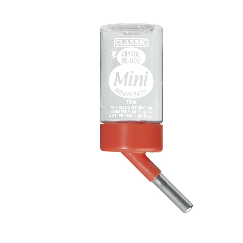 CLASSIC Crystal Deluxe 'Mini' - Small Animal Drinking Bottle 75ml