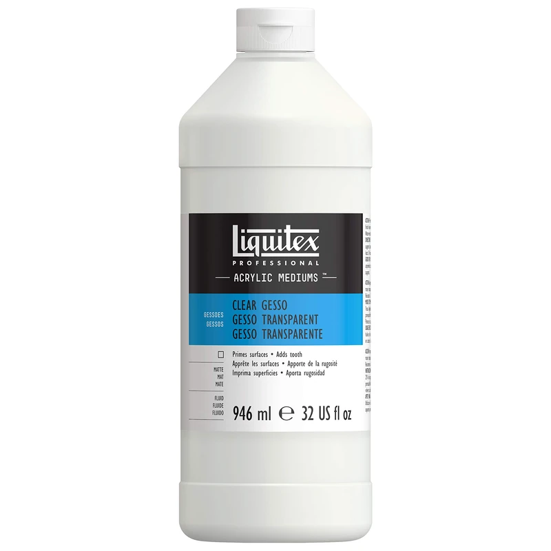 Liquitex Professional Clear Gesso Surface Prep Medium, 946 ml