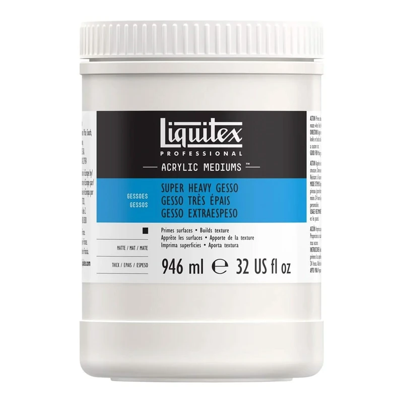 Liquitex Professional Super Heavy Gesso Surface Prep Medium, 946 ml,Beige