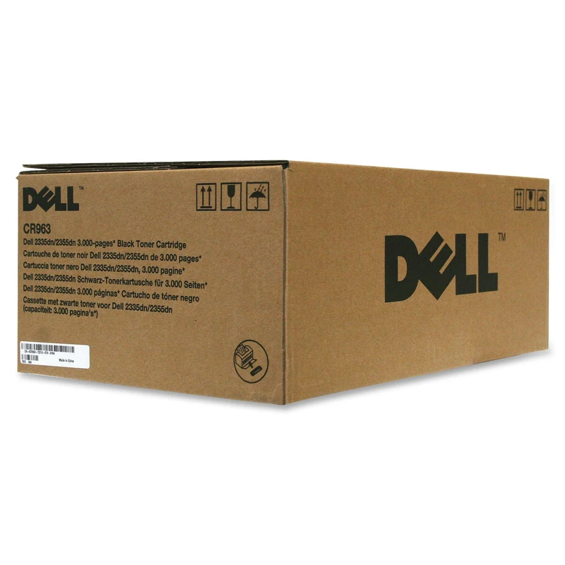 Dell Standard Capacity Black Toner Cartridge for Dell 2235dn Multifunction Laser Printers (Yield 3,000 Pages)