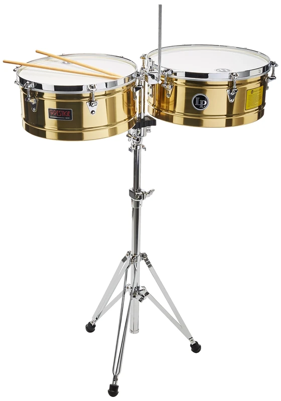LP Latin Percussion Timbales Prestige Solid Brass 14"/15" LP1415-B