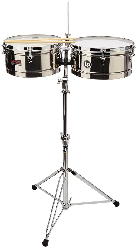 LP Latin Percussion Timbales Prestige Stainless Steel 13"/14" LP1314-S