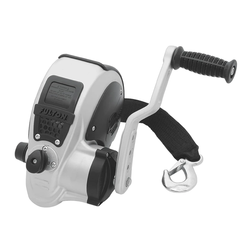 Fulton Unisex Fulton FW20000101 F2 Single Speed Winch 2000 , Silver & Black, boat length - max feet none weight ma UK
