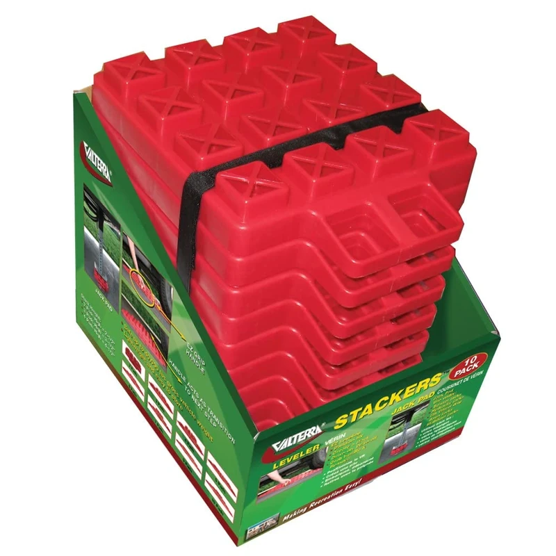 Valterra A10-0918 Stackers Multi-Use RV Leveling Pads (Pack of 10)