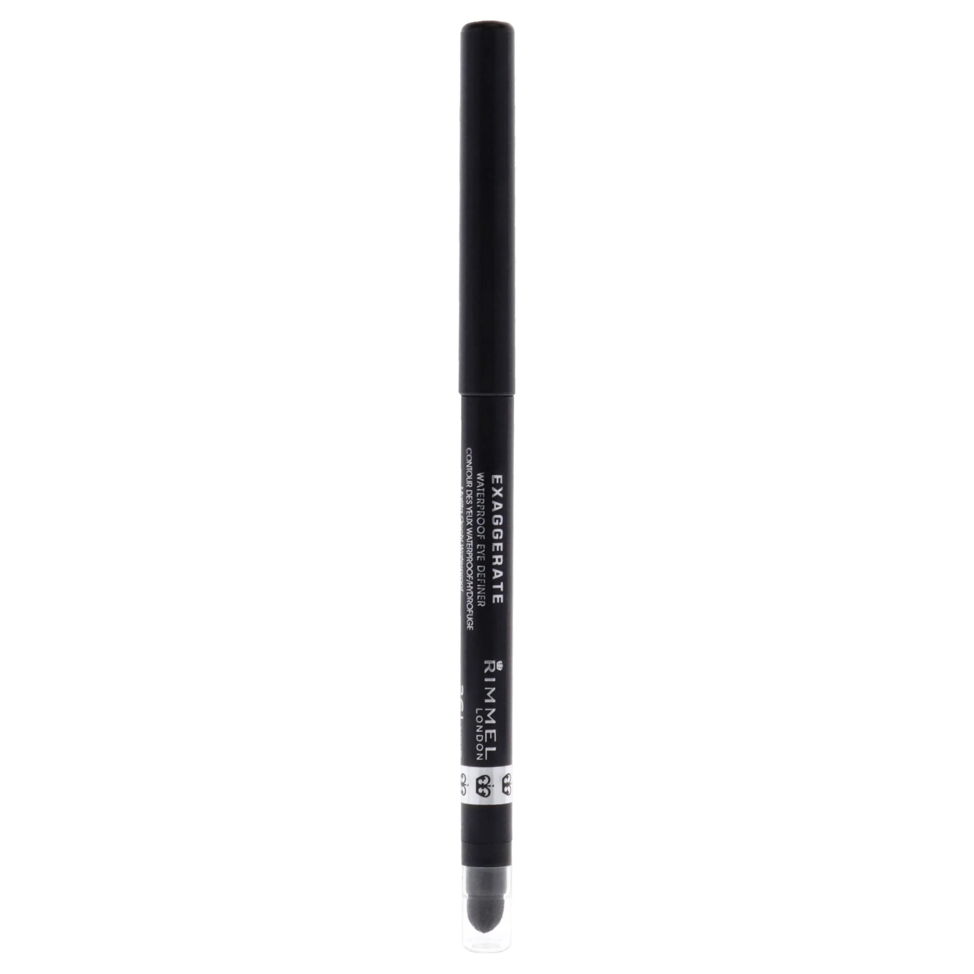 Rimmel Exaggerate Waterproof Eye Definer, Noir, Pencil