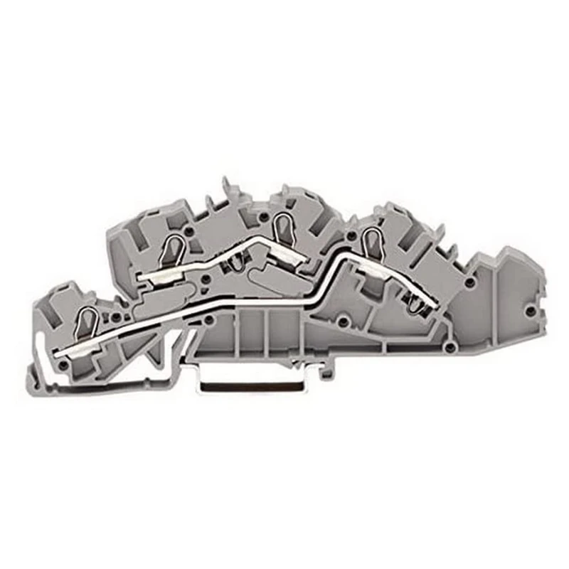 Wago 3-Piece Shelf Clamp 4/6 mm², 2005-7642