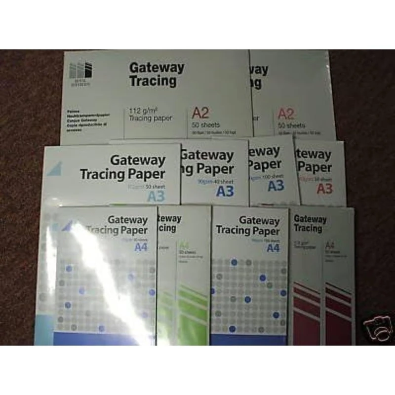 Gateway Natural Tracing Paper Pad A2 90gsm 50 Sheets