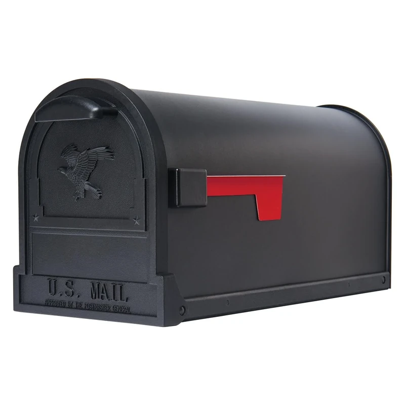 Solar Group Ar15B000 Large U.S.P.S. Approved Premium Mailbox, Black