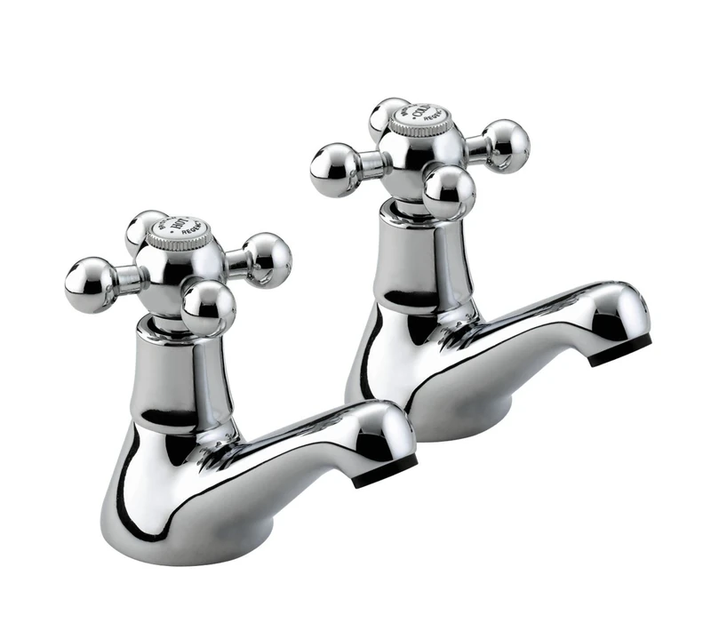 Bristan R 1/2 C Regency Basin Taps - Chrome