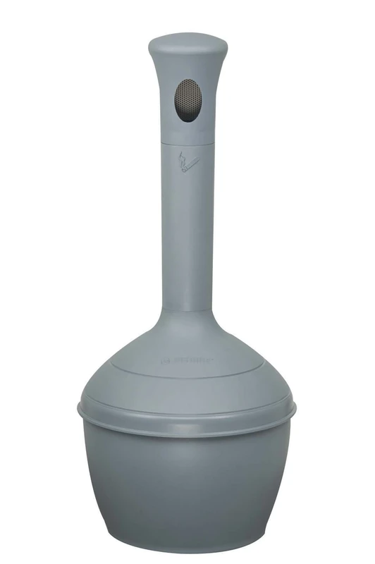 JUSTRITE 268501 Elite Smoker Cease Fire Butt Can Ships Unassembled Saving Shipping Costs. Polyethylene With Removable Galvanized Steel Liner Pail. Stainless Steel Perforated Snuffer. Quick Assembly With Snap-lock Closures. Free-standing. FM- and ADA-Approved. 4 Gallon/15L, Color: Cool gray