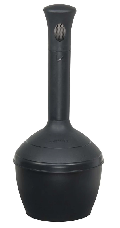 JUSTRITE 268503 Elite Smoker Cease Fire Butt 4 Gallon/15L,Jet black